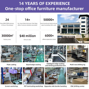 Nouveau meuble commercial au design moderne poste de travail informatique modulaire cloison en <span class=keywords><strong>verre</strong></span> <span class=keywords><strong>bureau</strong></span> du personnel - Product Image 6