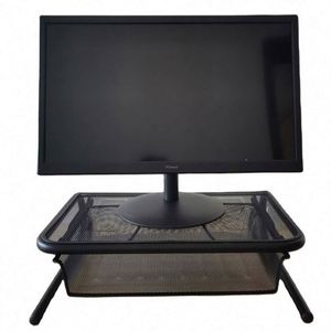 Best Hot Sale Cheapest Metal Monitor Stand Metal <b>Desk</b> Monitor Stand Riser with Organizer Drawer - Product Image 1