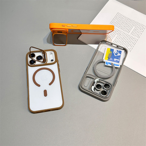 Custodia <span class=keywords><strong>per</strong></span> telefono magnetica trasparente in acrilico all'ingrosso <span class=keywords><strong>per</strong></span> <span class=keywords><strong>iPhone</strong></span> 17 <span class=keywords><strong>11</strong></span> 12 13 14 15 16 Pro Max con supporto <span class=keywords><strong>per</strong></span> obiettivo e protezione antiurto - Product Image 2