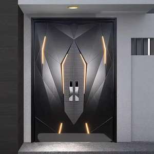 批发欧式智能锁前门其他大门钢安全前入口防弹门公寓外部 - Product Image 1