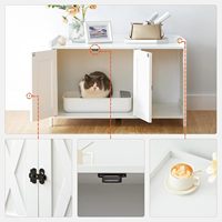 Katzen toilette Versteckte Katzen toilette Möbel mit Schindel Indoor Katzen haus Holz Katze Badezimmer Schließfach Bank für Wohnzimmer Schlafzimmer