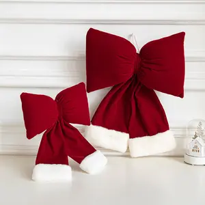 Party Christmas Door Ribbon Decor Xmas Bows Red Christmas Tree Bow Large Christmas Bows