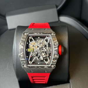 Prix de gros RM Montre chronographe mécanique ETA de haute qualité en acier inoxydable, style Hip Hop Sport, cadran saphir, résistance à l'eau 5 ATM - Product Image 1