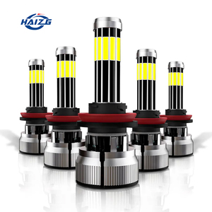 Haizg ชุดไฟหน้า LED ราคาถูก6000K 60W H4 9003 9005 9006ไฟสูงต่ำ10ด้าน H4ไฟหน้า LED - Product Image 3