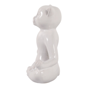 Statuetta di Gatto Yoga in Ceramica, Scultura per Meditazione, Decorazione per Casa e Ufficio - Product Image 4