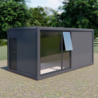 Muros Cortina de Vidrio Transpirables para Casas Contenedor Prefabricadas, Edificios de Oficinas Modernos y Hoteles con Diseño Posmoderno