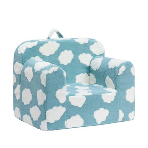 Chaise ultra-douce pour enfants avec motif mignon, rembourrage en mousse, canapé de lecture en sherpa câlin pour garçons <span class=keywords><strong>et</strong></span> filles - Product Image 1
