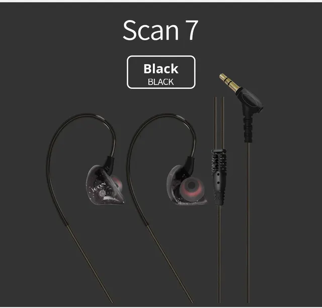 Professional In-Ear Monitor Earphones Lightweight Clear Sound Comfortable Wear for Music Lovers