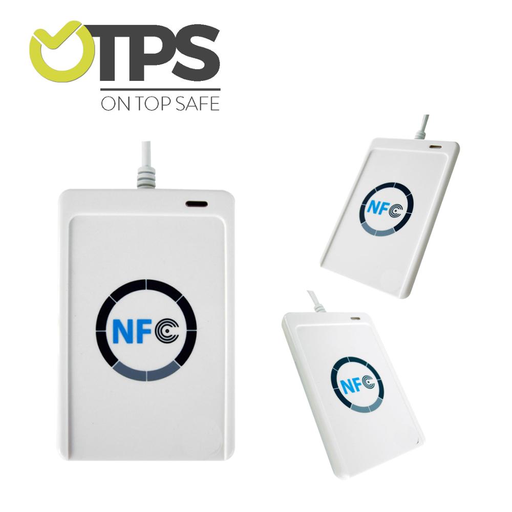 Считыватель смарт-карт OTPS ACR122U NFC USB со встроенной антенной для бесконтактного доступа к меткам