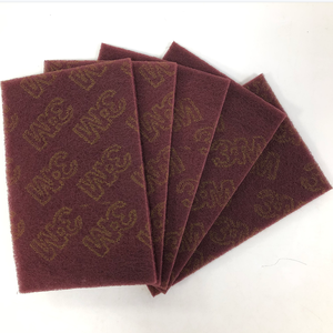 Bán buôn Brite tay Pad 7447 sợi nhỏ vải rất tốt lớp nhôm Oxit mài mòn làm sạch, kết thúc, hạt, denibs, và DEF - Product Image 1