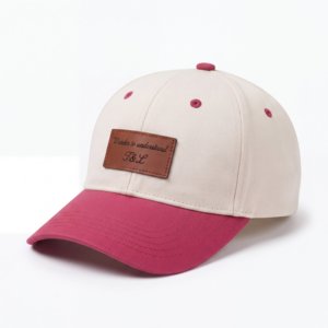 Casquette de baseball en sergé de coton 6 panneaux de qualité supérieure avec logo personnalisé en cuir, style classique, streetwear, fabrication OEM ODM - Product Image 6