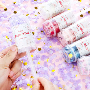 Contenitori di fabbrica a basso costo spingere i coriandoli pop per la laurea di nozze di compleanno di natale capodanno - Product Image 1