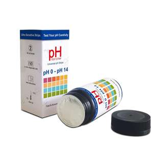 แผ่นทดสอบค่า <span class=keywords><strong>pH</strong></span> แบบสากลขายดีที่สุด ช่วงเต็ม 0 - 14 สำหรับการวัดความเป็นด่างและเป็นกรด - Product Image 4