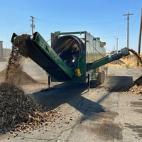 Cribleur mobile WTS1230 avec moteur et roulement pour terre, sable, gravier, compost, copeaux de bois