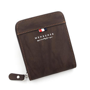 Vente directe du fabricant portefeuille pour hommes sac court à fermeture éclair avec pince pour <span class=keywords><strong>carte</strong></span> de crédit de grande capacité sac à main - Product Image 3