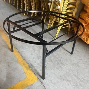 Mesa de Comedor Plegable Convertible al por Mayor con Estructura Metálica y Tablero de MDF para Banquetes, Restaurantes, Fiestas y Eventos - Product Image 4