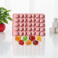 Moule à gâteau en silicone écologique en forme d'aliments DIY, moule rond pour pudding, mousse, bonbons, chocolat, savon, design personnalisable