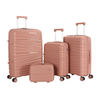 Juego de Maletas Spinner Unisex Marksman de 3 Piezas, Maleta de Polipropileno para Viajes de Negocios de Larga Duración, Precio Económico, Maleta con Ruedas para Viajes de Negocios de Larga Duración
