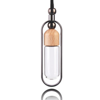 Flacon d'échantillon de parfum en verre en gros d'usine, petit pendentif artisanal, flacon d'aromathérapie
