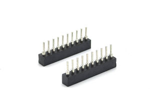 Connecteur femelle YZTECH, pas de 1,778 mm, usiné, droit, H3,0 mm, 1x10 broches, boîtier PPS, courant nominal 1A pour PCB, contact en laiton - Product Image 5