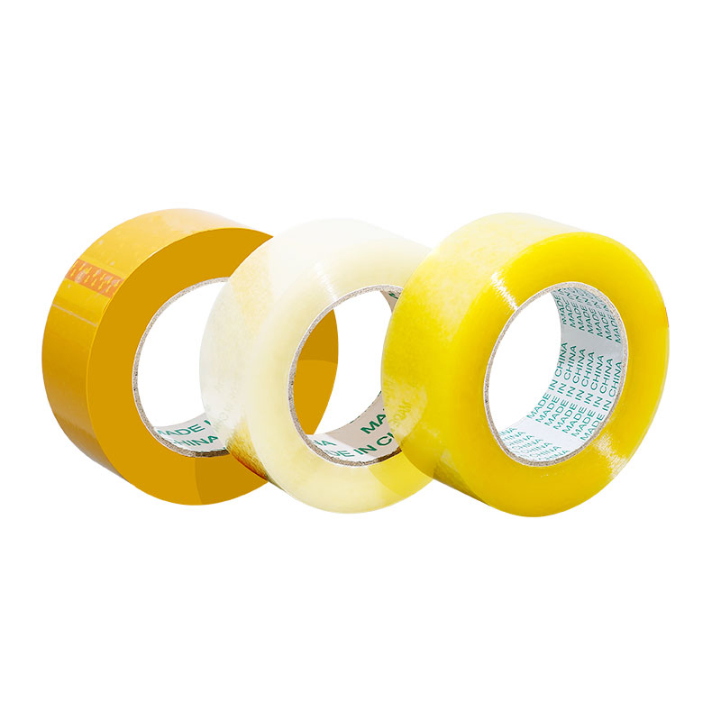 Factory Wholesale Self Adhesive Tape Bopp Adhesiva Transparent Clear Brown Packing Tape for Sealing Carton