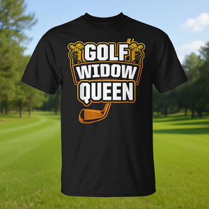 T-shirt Golf Widow Queen pour femmes, chemise à la mode pour le golf - Product Image 3