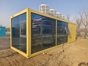 Mzecohouse 20ft di động sang trọng thép công nghiệp Tấm Pin Mặt Trời modulaire container phẳng gói gấp container MAISON nhà hàng - Product Image 2