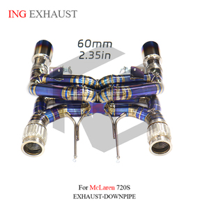 ING Nouveauté Échappement Catback en Titane Valvetronic pour McLaren 720S avec Pièces de Performance Automobile de Haute Qualité - Product Image 4
