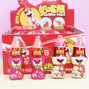 Vente en gros Sucette saveur fruit fraise Ours bonbon dur saveur cola bonbons coulants - Product Image 2