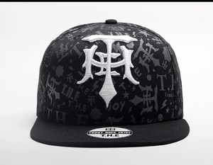 Chất lượng cao tùy chỉnh len Snapback Mũ với vành phẳng 3D Thêu Đen SNAPBACK <span class=keywords><strong>HAT</strong></span> với logo riêng - Product Image 2