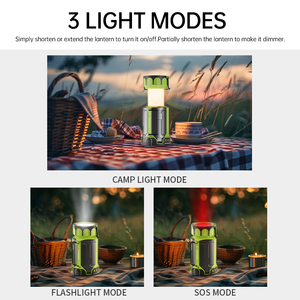 Trung Quốc bán buôn đa chức năng lanterne <span class=keywords><strong>de</strong></span> cắm trại rechargeables thông minh năng lượng mặt trời 400 Lumens LED đèn pin & cắm trại đèn lồng - Product Image 4