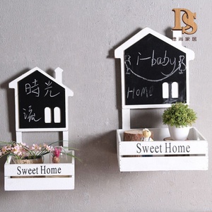 Fioriera in Legno Intagliato Stile Europeo con Lavagna, Decorazione da Parete per Interni e Balconi - Product Image 6