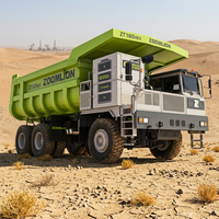 Camion benne minier hybride ZOOMLION ZT160HEV 100 tonnes, conduite à droite, diesel, pour transport hors route en exploitation minière et carrière