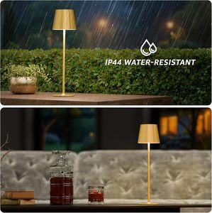 Lampe de table sans fil à LED rechargeable, design moderne nordique, à commande tactile, intensité réglable, pour restaurant, hôtel, bar (vente en gros) - Product Image 3