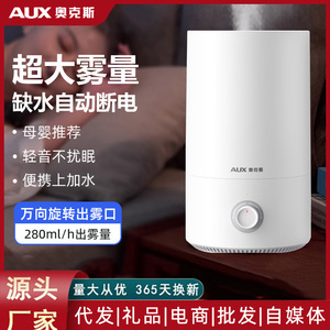 เครื่องเพิ่มความชื้น AUX ขนาด 4.1-6.0 ลิตร เงียบสงบ ใช้ในบ้าน วางบนโต๊ะ สำหรับห้องนอนและเด็ก - Product Image 3