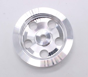 Pour Chevy Gm Aluminium 1 V Groove Poulie de direction assistée Satin (1/8 "<span class=keywords><strong>Keway</strong></span>) PCE240.1001 VA1731 - Product Image 3