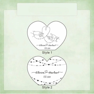 Lámpara de Corazón de Acrílico Personalizada con Nombres Grabados, Decoración de Dormitorio de Lujo, Regalo Único para Boda, Compromiso o Aniversario - Product Image 3