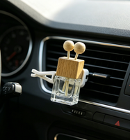 Diffuseur de parfum liquide naturel en gros pour voiture, mini flacon diffuseur à évaporation suspendu