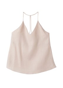 2022 novo design de 100% linho plain sólidos Mulher loungewear rosa sexy pijama de linho puro linho shorts conjuntos singlet - Product Image 2