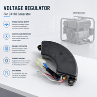 Générateur à essence haute fiabilité 2/3KW avec régulateur de tension en plastique pour AVR 168F