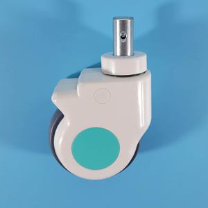 Ruedas de nailon dobles de diseño moderno para muebles médicos, instrumentos de enfermería, camas de hospital, sala de estar, exteriores y baños - Product Image 6