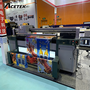 Nuova Stampante UV Ibrida ad Alta Velocità Acetek 1.8m Xp600 Semi-Automatica a Rullo per Pelle, Carta da Parati, Adesivi per <span class=keywords><strong>Auto</strong></span> - Product Image 1