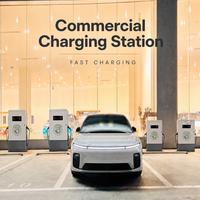 Station de recharge rapide DC 60kW 120kW pour véhicules électriques, chargeur DC EV CCS1 CCS2 GB/T double pistolet OCPP 1.6J, borne de recharge pour voitures électriques pour flotte publique
