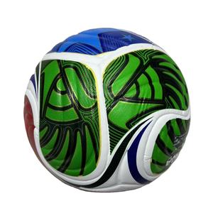 Ballon de football professionnel personnalisé, tailles 1, 2, 3, 4 et 5, en cuir PU thermocollé, personnalisable pour les matchs et l'entraînement - Product Image 1