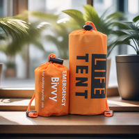 Sac de couchage d'urgence pour la vie en plein air, type bivouac, pour 3 saisons, léger, pour la survie en plein air, l'aventure et la randonnée pour adultes