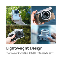 TTArtisan AF 27mm F2.8 APS-C Otomatik Odaklamalı Geniş Açılı Geniş Diyaframlı Kamera Lensi Sony ZV-E1 ZV-E10 A-1 A6000 A6400 A6500 A6600 için