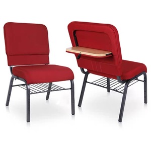 Sillas Modernas para Iglesia al por Mayor, Apilables, con Marcos Metálicos Personalizados, Aptas para Teatros, Auditorios y Pastores - Product Image 3