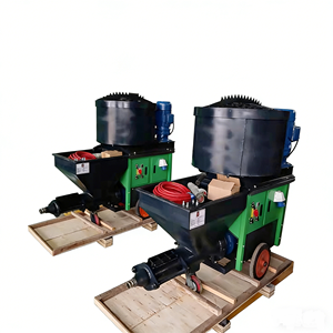 Machine à stuc professionnelle avec compresseur d'air pour application de stuc extérieur - Product Image 2