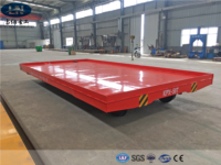 Chariot de transfert sur rail antidéflagrant à batterie de 50 tonnes, chariot de manutention industrielle robuste pour matériaux lourds