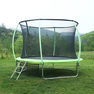 <span class=keywords><strong>Cama</strong></span> de trampolín para saltar con red de seguridad de PVC y características de seguridad mejoradas de espuma para niños, trampolín para patio de recreo al aire libre - Product Image 3